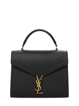 Saint Laurent - Mini cassandra grained leather bag - Black | Luisaviaroma | Luisaviaroma