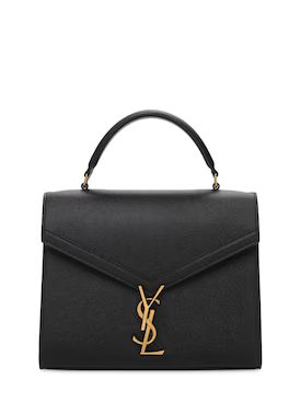 Saint Laurent - Mini cassandra grained leather bag - Black | Luisaviaroma | Luisaviaroma