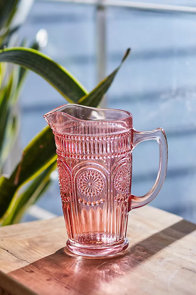 Colorful Glass Pitcher | Anthropologie (US)