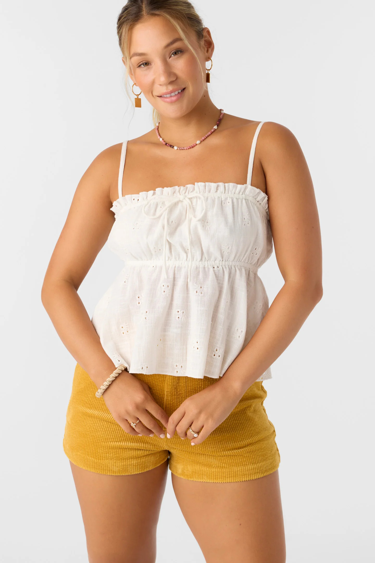 Alexia Sleeveless Top - White | O'Neill | O'Neill