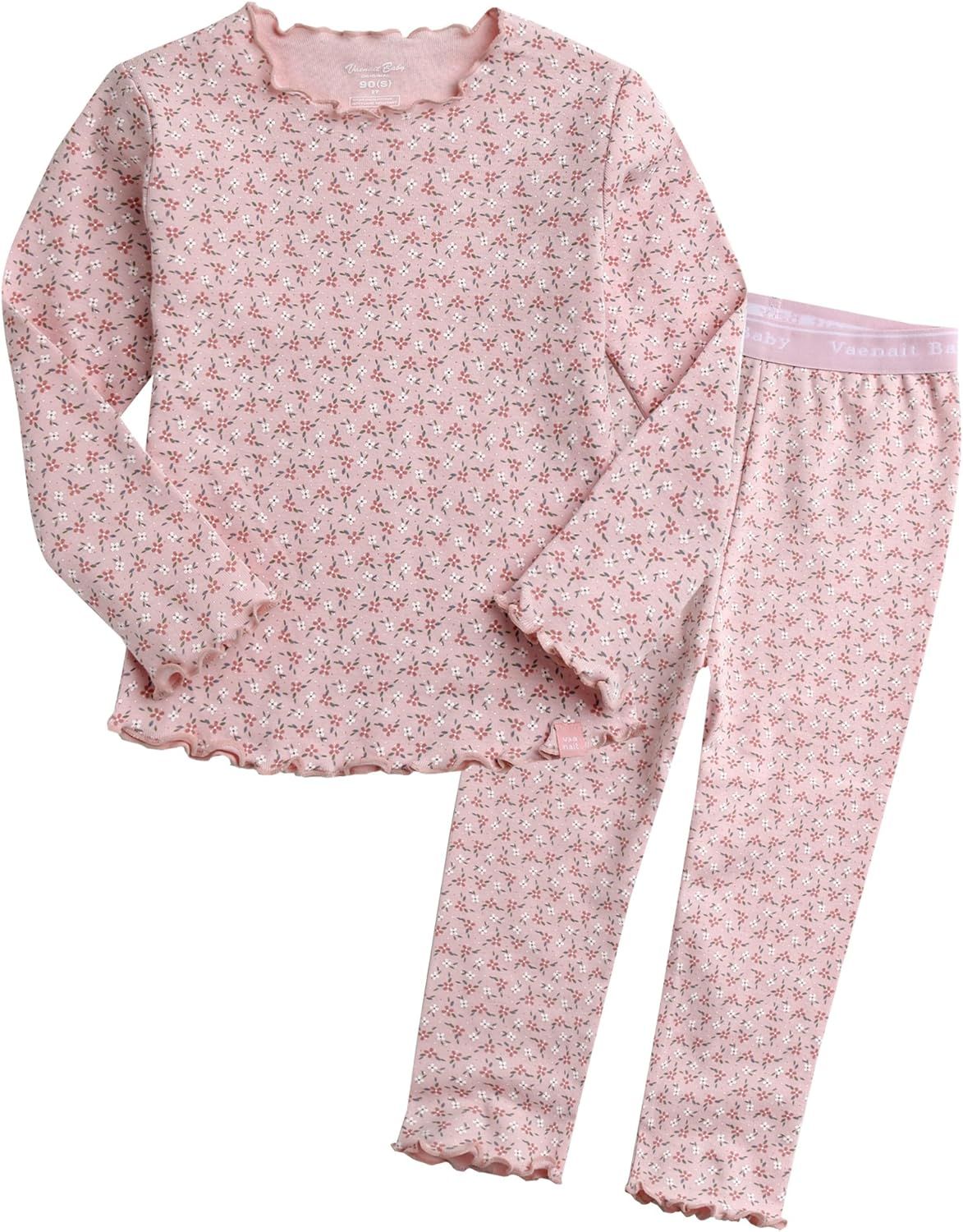 VAENAIT BABY Kids Toddler Junior Girls Flower Rabbit Easter Sleepwear Pajamas 2 Set | Amazon (US)