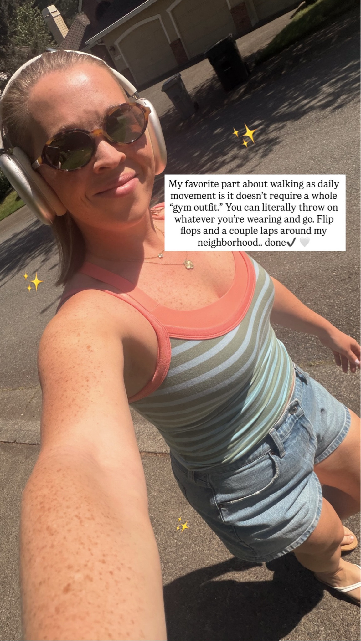 Spring Outfit of the Day 🧡 size 10 | M\L | 5’4” 

Wearing a size 29 shorts, medium tank, large sports bra 

#LTKMidsize #LTKActive #LTKootd