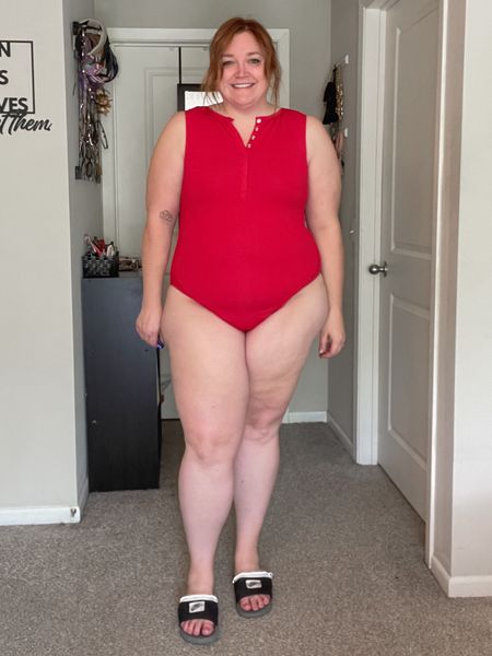Love this Andie swim suit and this color is fantastic for the 4th of July.

#LTKPlusSize #LTKSwim #LTKFindsUnder100