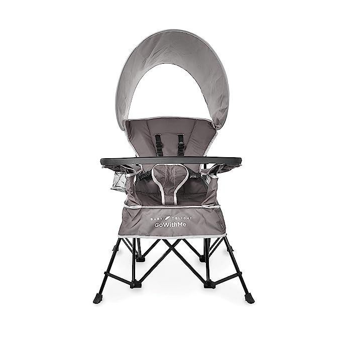 Baby Delight Go with Me Chair | Indoor/Outdoor Chair with Sun Canopy | Gray | Portable Chair conv... | Amazon (US)
