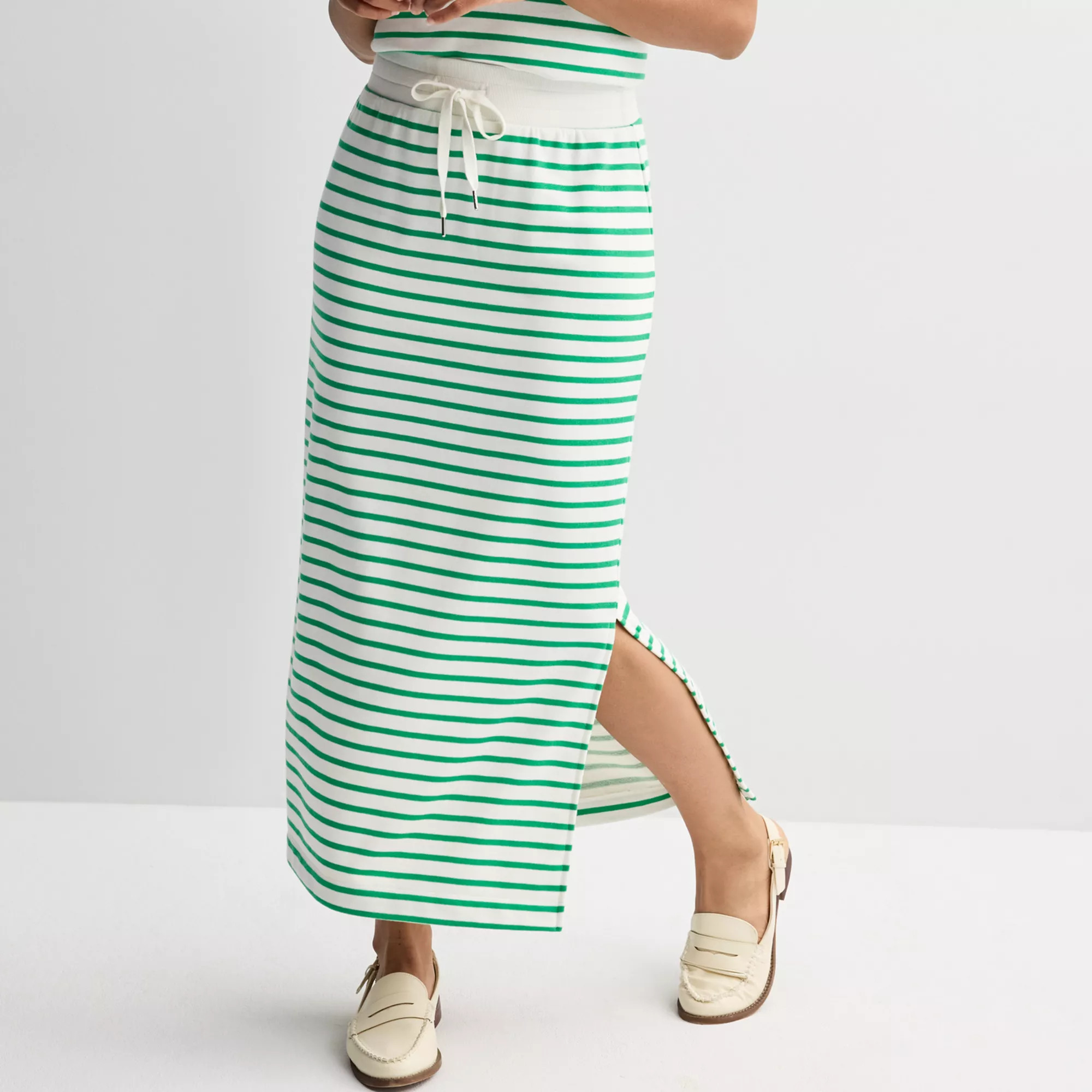 Women's Sonoma Goods For Life® French Terry Stripe Skirt | Kohl's