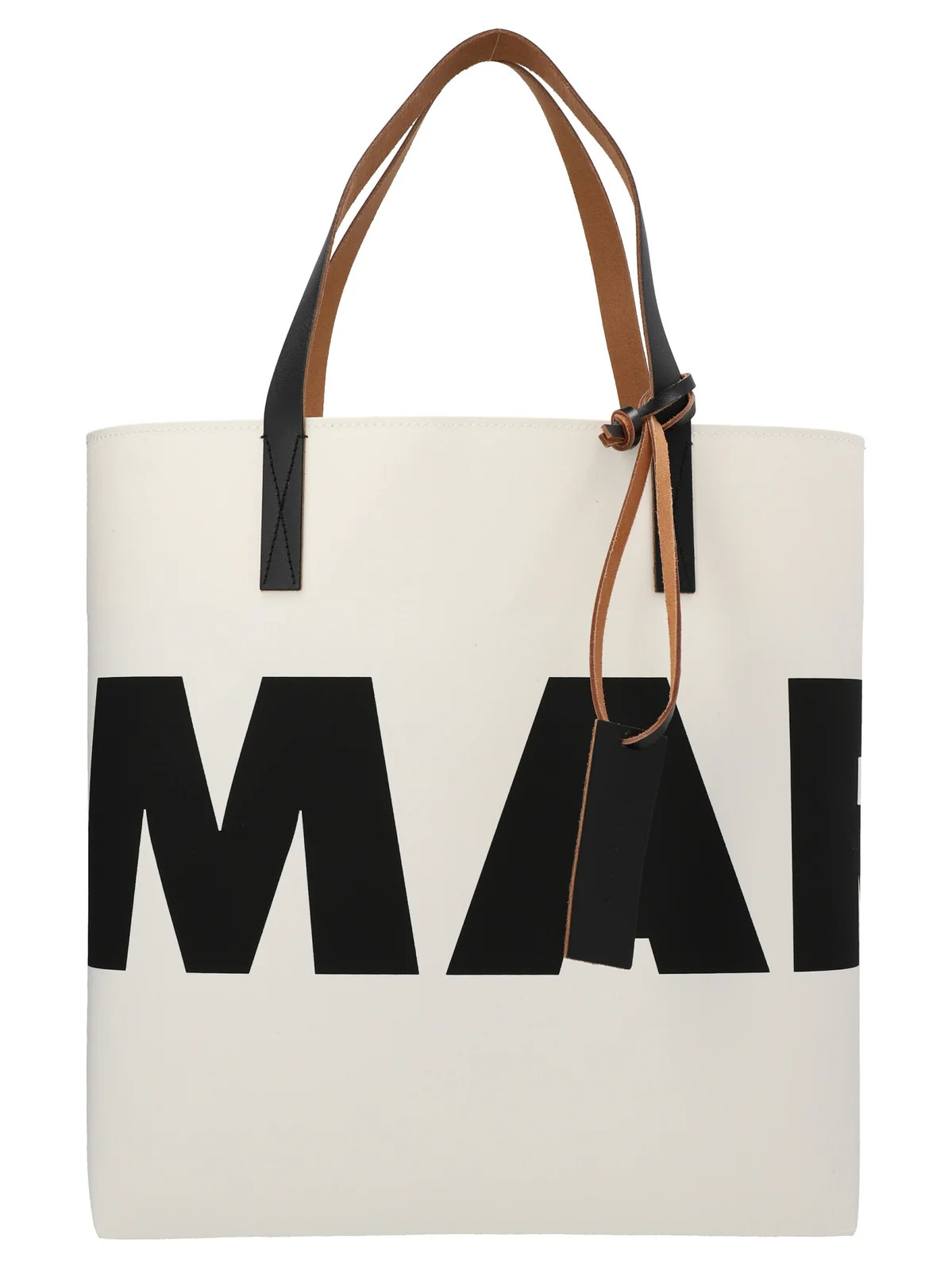 Marni Logo Printed Open Top Tote Bag | Cettire Global