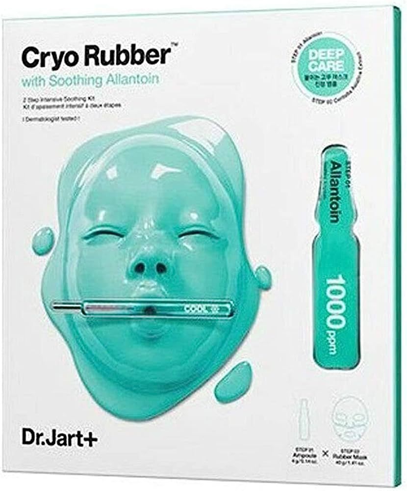 Jart plus Dr.Jart Dermask Cryo Rubber Facial Mask Pack (4 Types) NEW UPGRADE Ampoule + Rubber Mas... | Amazon (US)