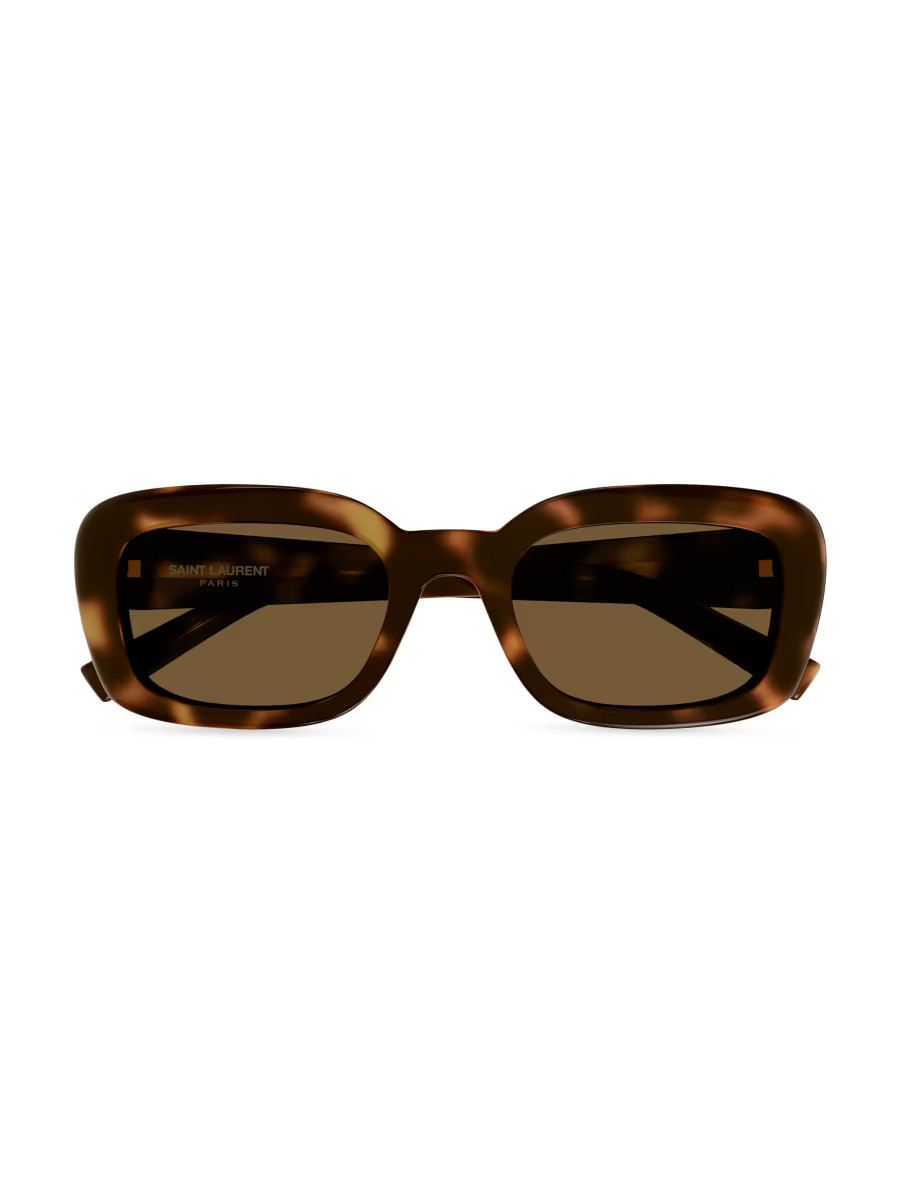 Monogram Perle Rectangular Sunglasses | Saks Fifth Avenue