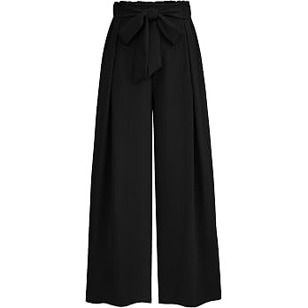 PRETTYGARDEN Women's Wide Leg Work Pants Business Casual High Waisted Loose Palazzo Trouser Summe... | Amazon (US)