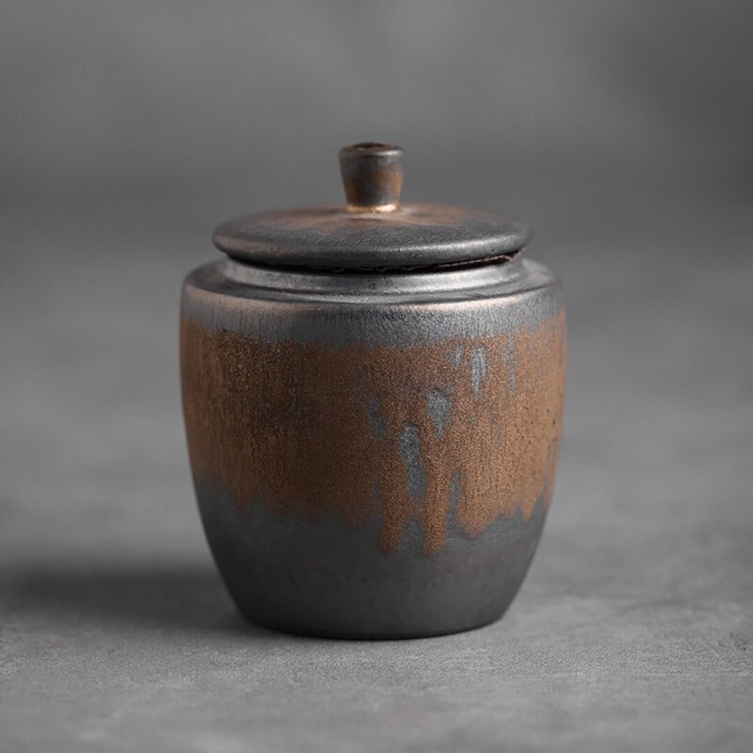 Jiekaitreasure Ceramic Tea Canister Air Tight Tea Jar Storage Tea 210ml - Etsy | Etsy (US)