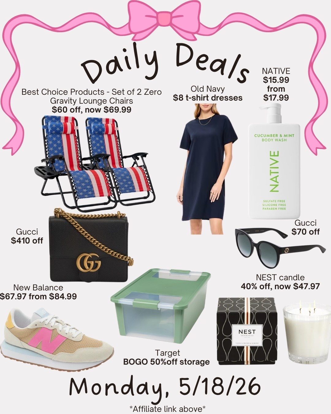 Daily deals

#LTKSaleAlert #LTKSeasonal #LTKHome