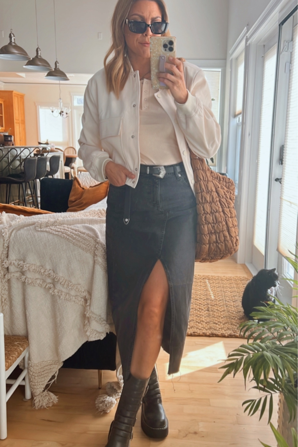 Denim skirt restocked

#LTKfindsunder50 #LTKstyletip