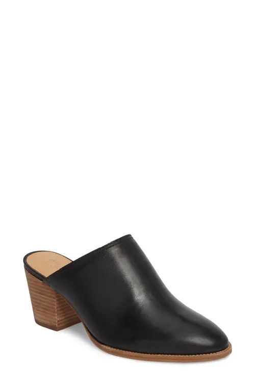 Madewell The Harper Mule in Black Leather at Nordstrom, Size 8.5 | Nordstrom
