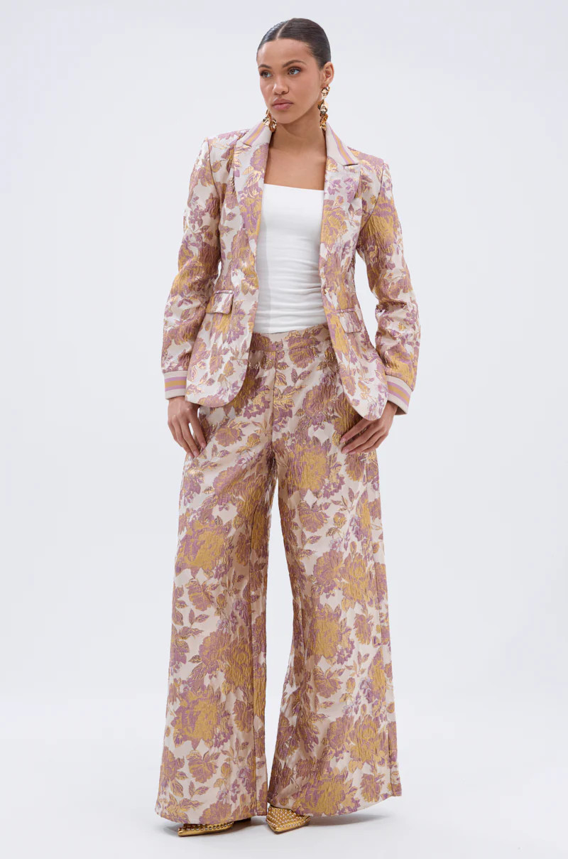 SLOW MOTION BROCADE TROUSER | AKIRA