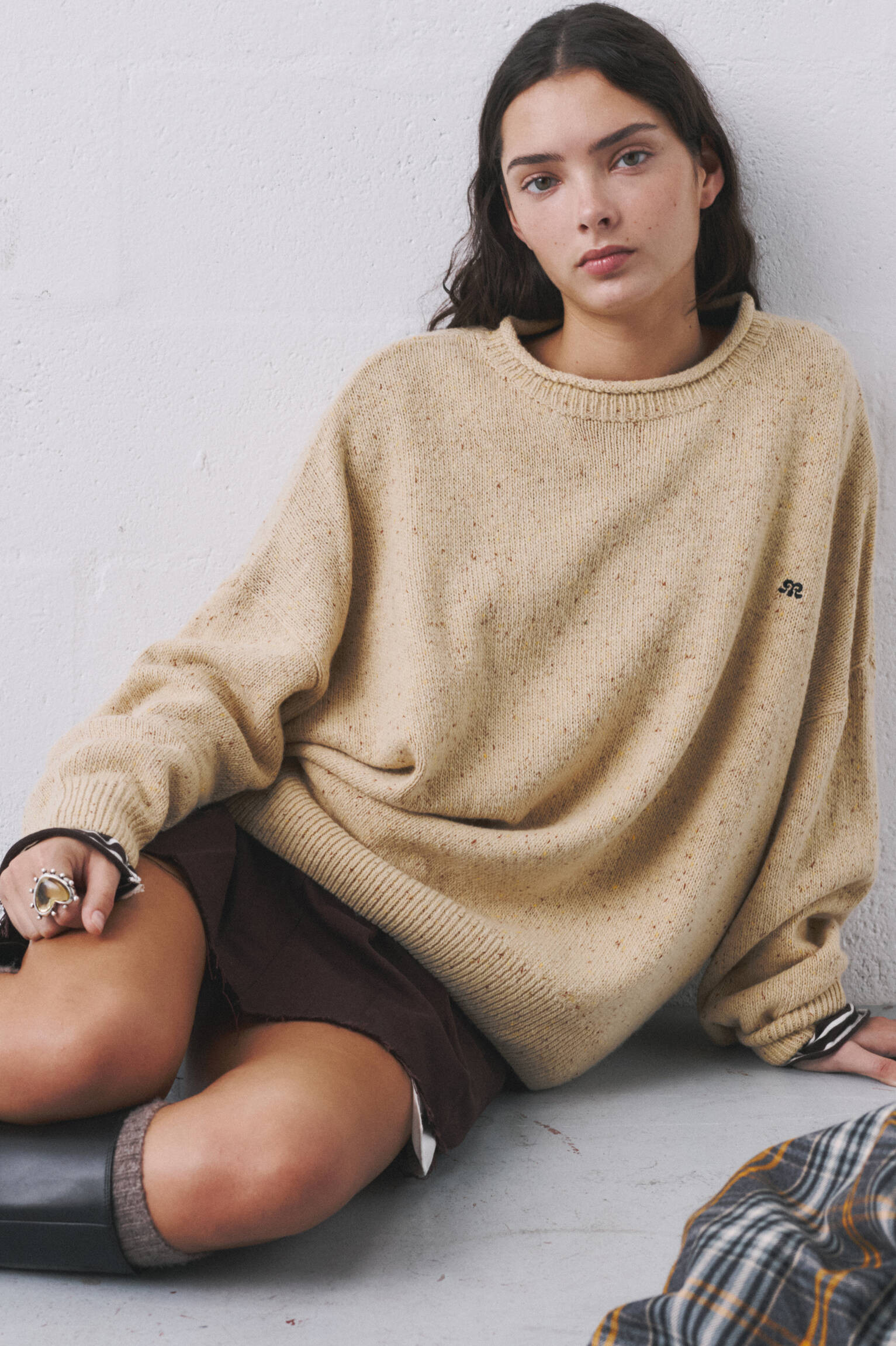 Marl knit sweater - pull&bear | PULL and BEAR UK