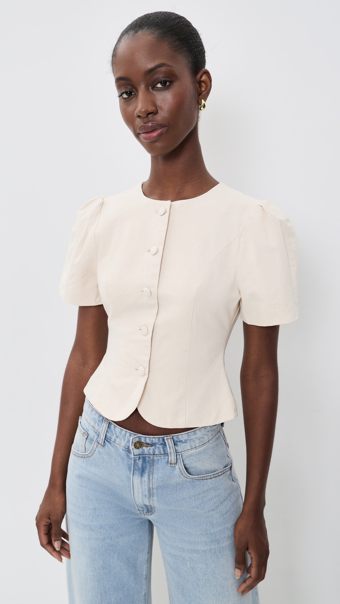 Lioness Femme Blouse Beige XXL | Shopbop