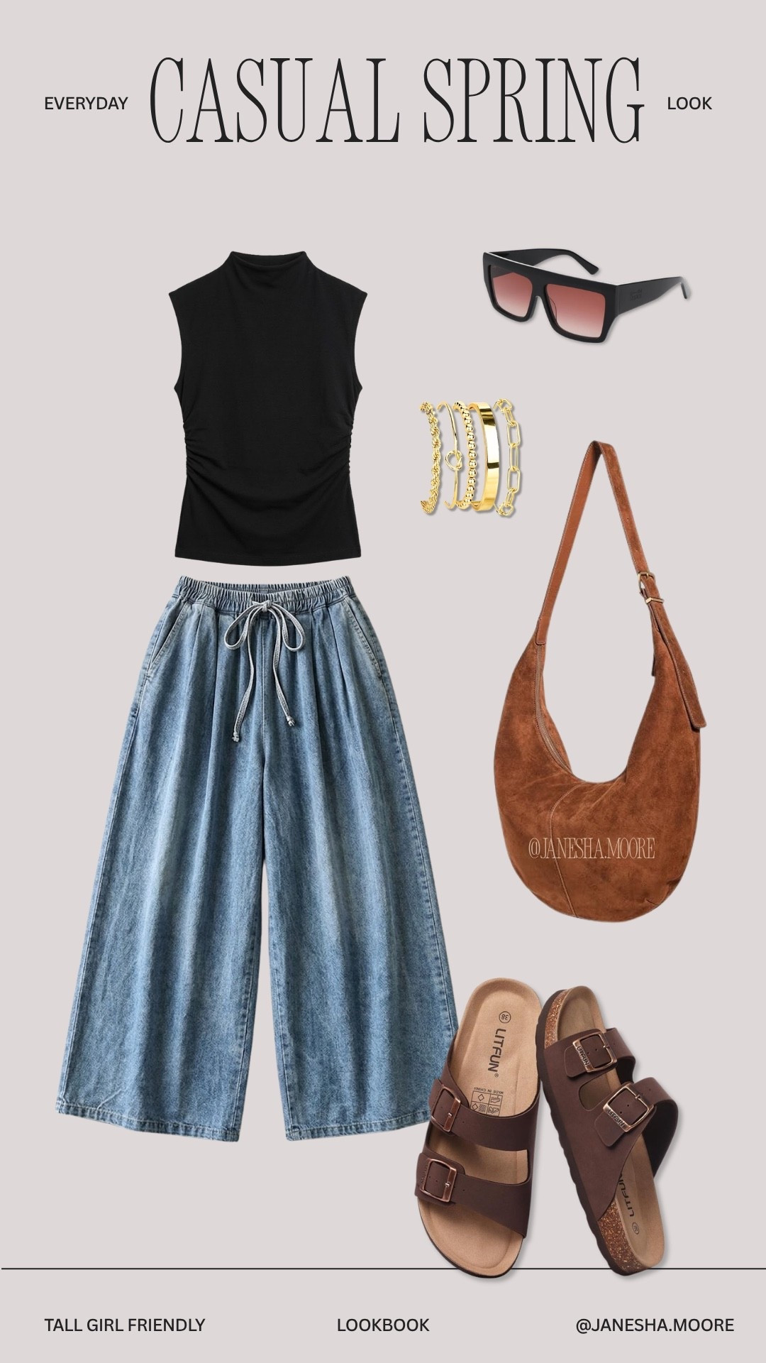 in love with these jeans! They are so soft and flowy 🥰🫶🏽 perfect for everyday wear too! I am 5’9 + 200 lbs wearing a medium top and medium pants! ✨ The bag is Carla rockmore!
 
#LTKstyletip #LTKfindsunder100 #LTKmidsize