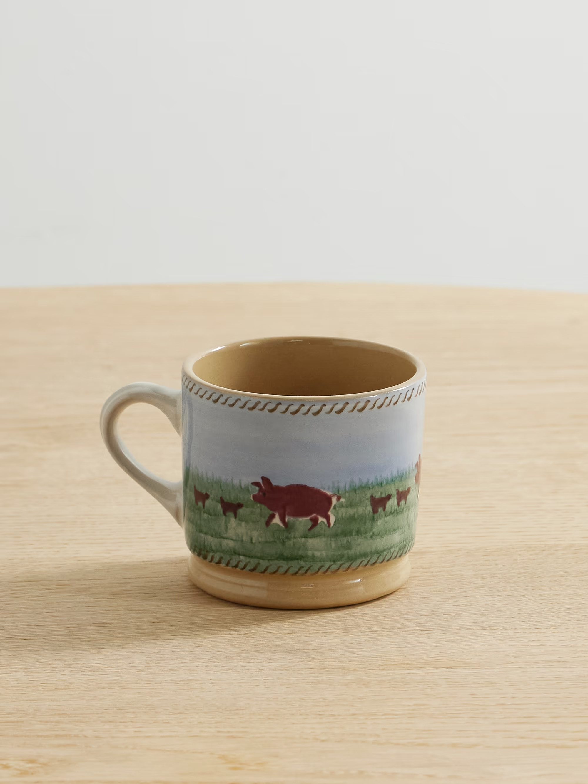 + Nicholas Mosse painted ceramic mug - light blue - One Size | NET-A-PORTER (UK & EU)