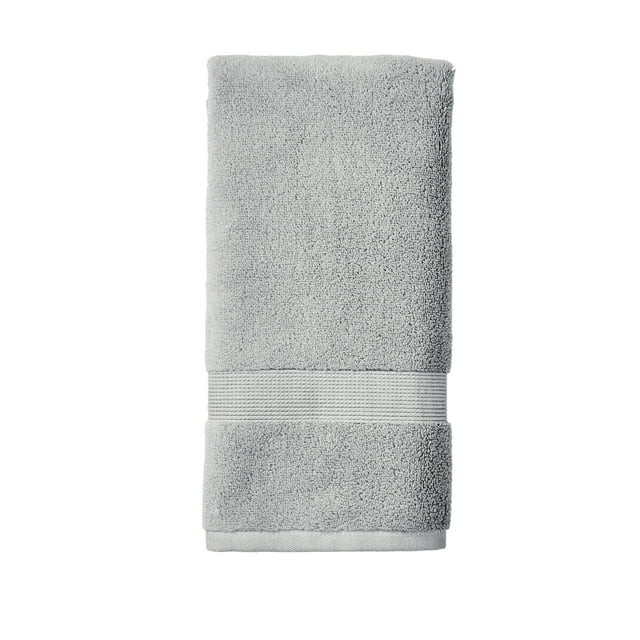 Better Homes & Gardens Signature Soft Solid Hand Towel, Soft Silver | Walmart (US)