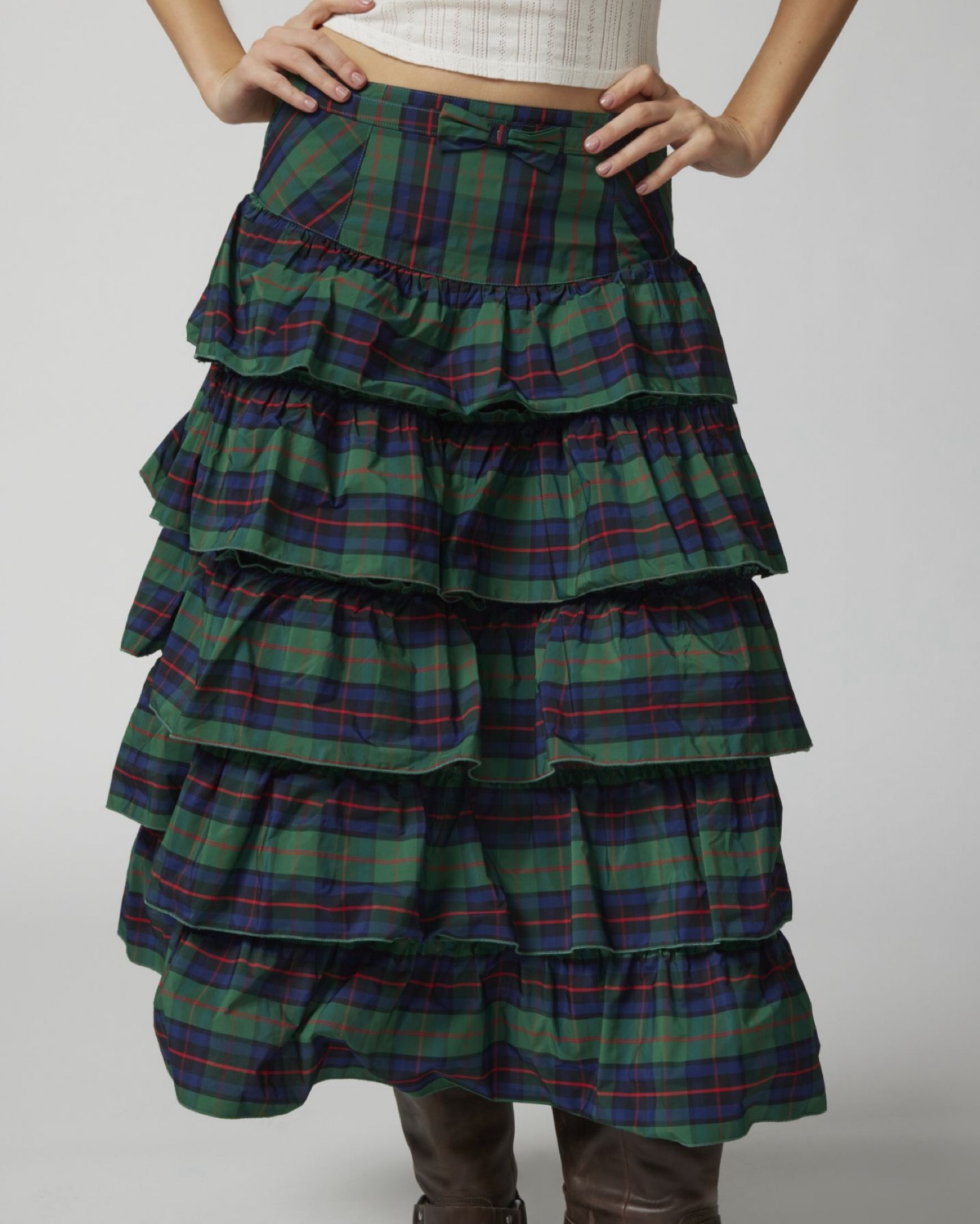 Ruffle skirt, maxi skirt, green skirt, plaid skirt, midi skirt, plaid

#LTKfindsunder100 #LTKHoliday #LTKstyletip