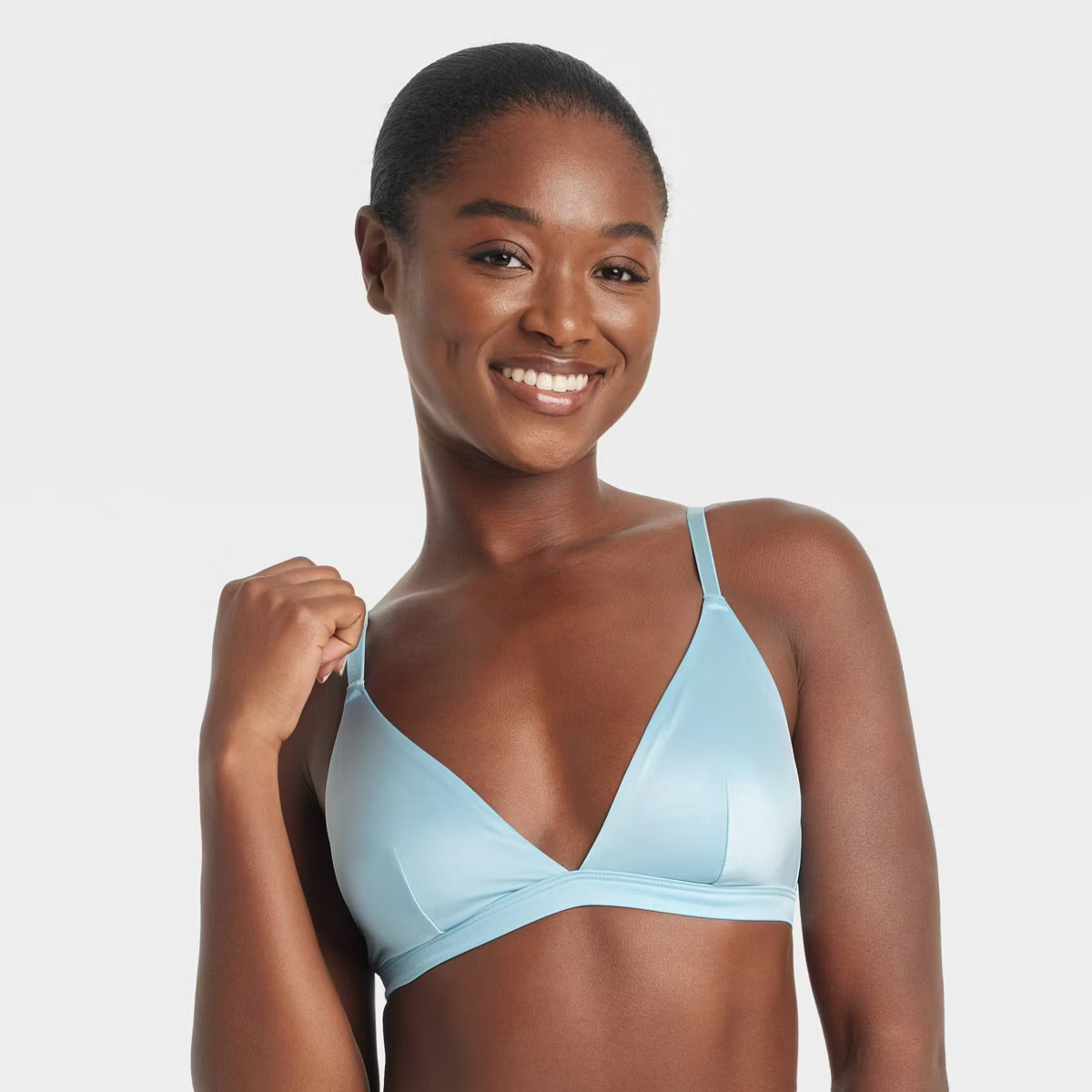 Women's Satin Unlined Triangle Bralette - Auden™ | Target