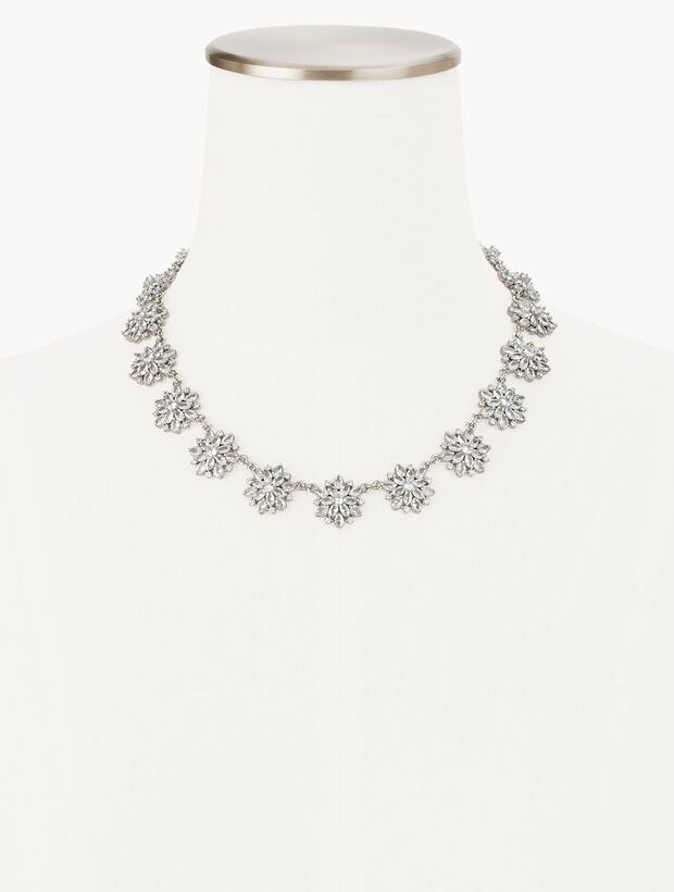 Crystal Snowflake Necklace | Talbots