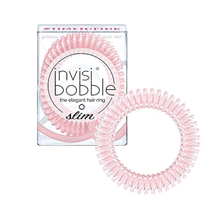 invisibobble SLIM Time To Pink, limited invisibobble Breast Cancer Edition edition, the elegant spir | Amazon (US)