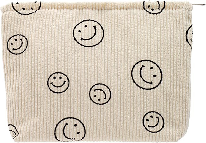 PAZIMIIK Makeup Bags for Purse Zipper Cosmetic Pouch Large Travel Canvas Make Up Organizer Tool P... | Amazon (US)