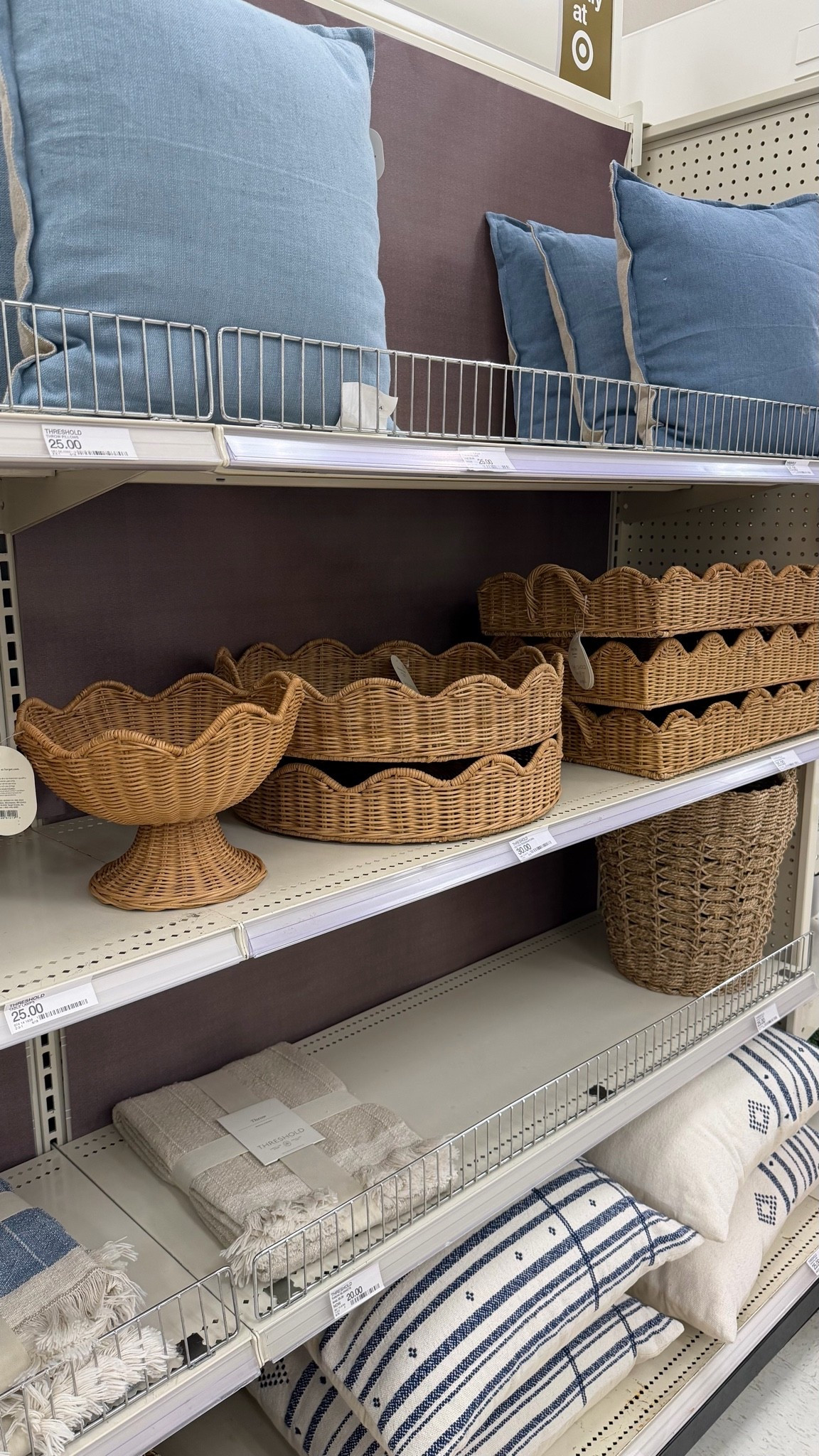 Such a sucker for scalloped wicker details.

#LTKHome