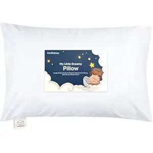 Toddler Pillow with Pillowcase - 13x18 My Little Dreamy Pillow, Organic Cotton Toddler Pillows fo... | Amazon (US)