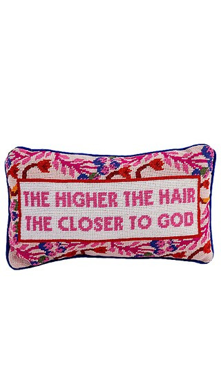 Higher The Hair Needlepoint Pillow | Revolve Clothing (Global)