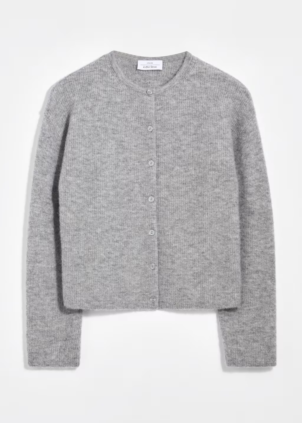 Alpaca-Blend Knitted Cardigan - Grey - & Other Stories GB | & Other Stories UK