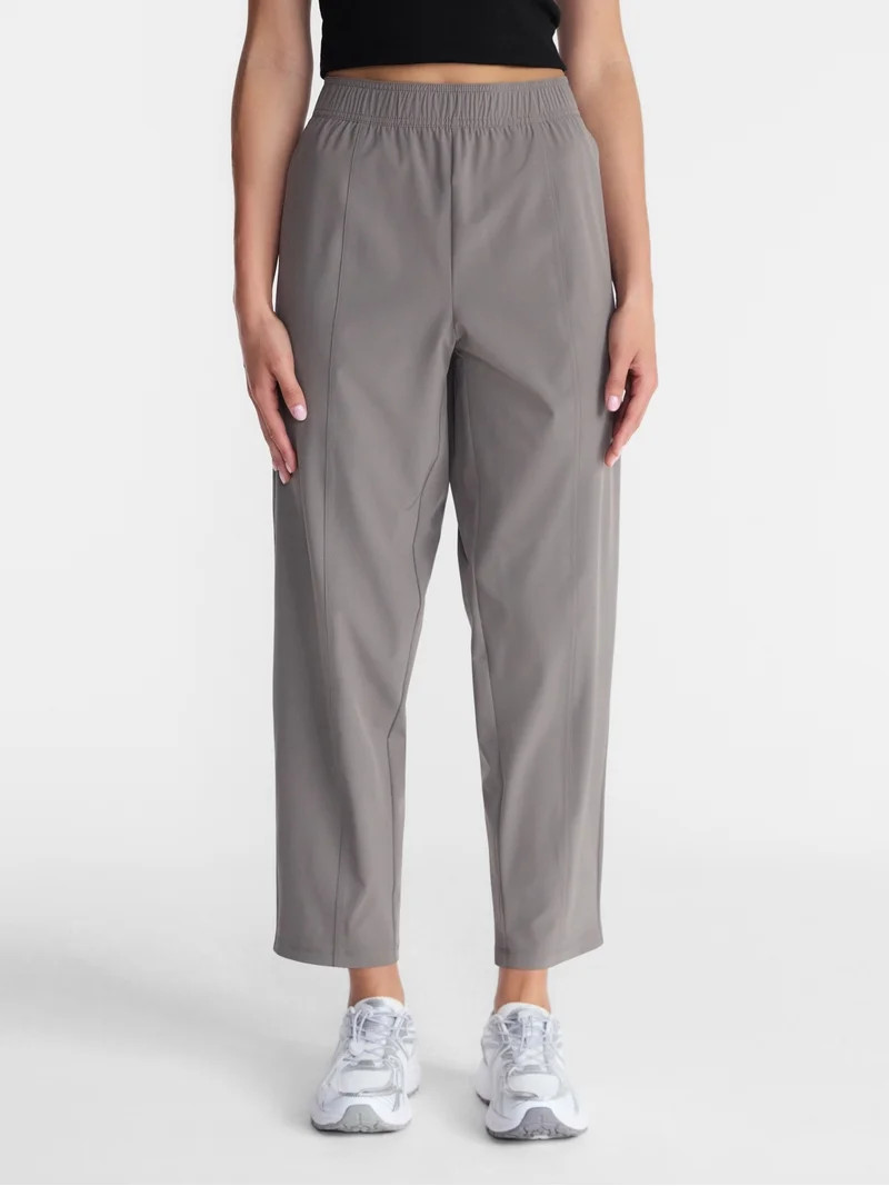 Avia Women's FeatherStretch Woven Tapered Pants, 27'' Inseam, Sizes XS-XXXL | Walmart (US)