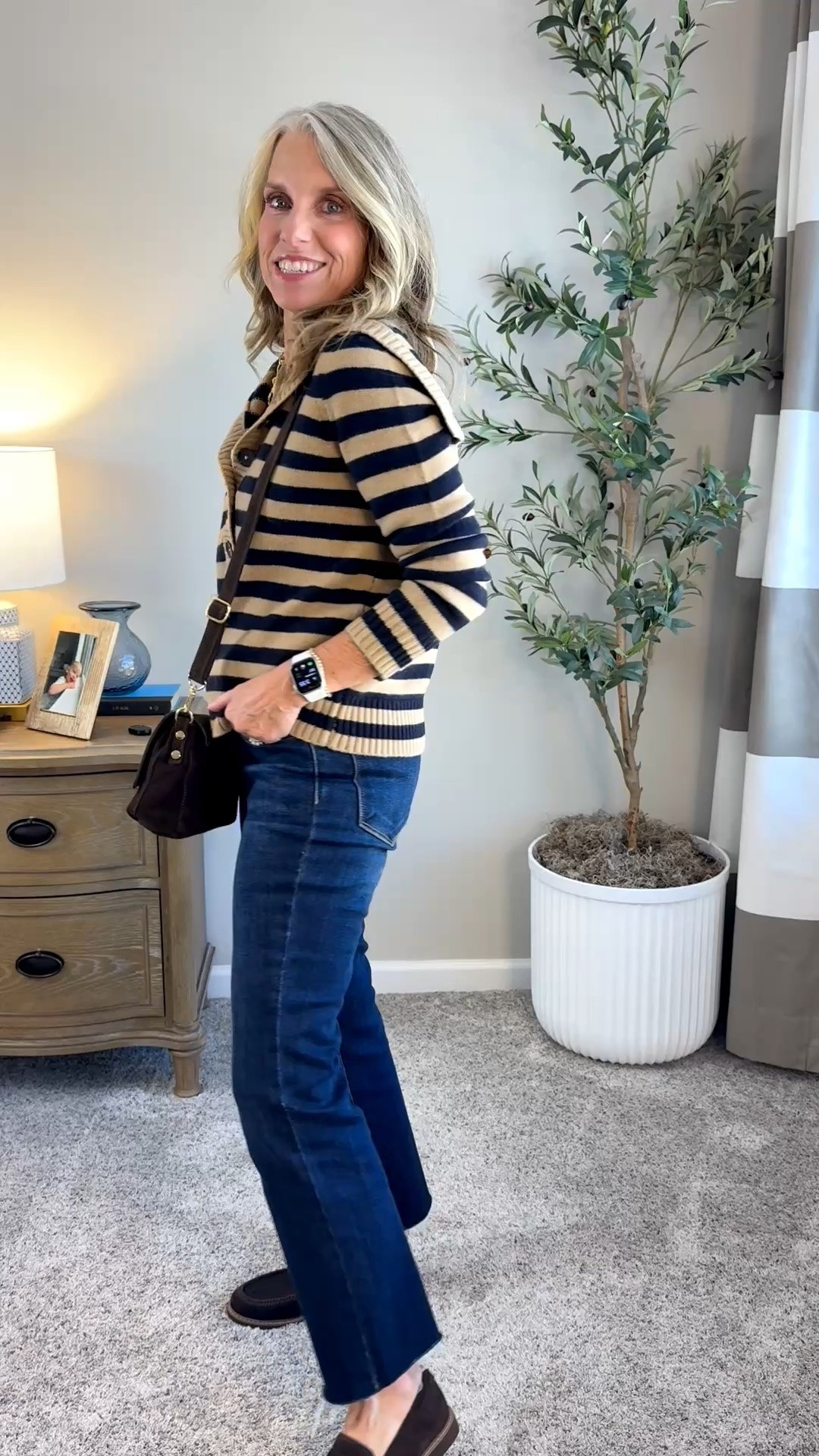 Sweater weather is almost here. This one is wool, but not really itchy 🙌🏻. Wearing XS/2 and 27 jeans

#LTKootd #LTKgrwm #LTKOver40