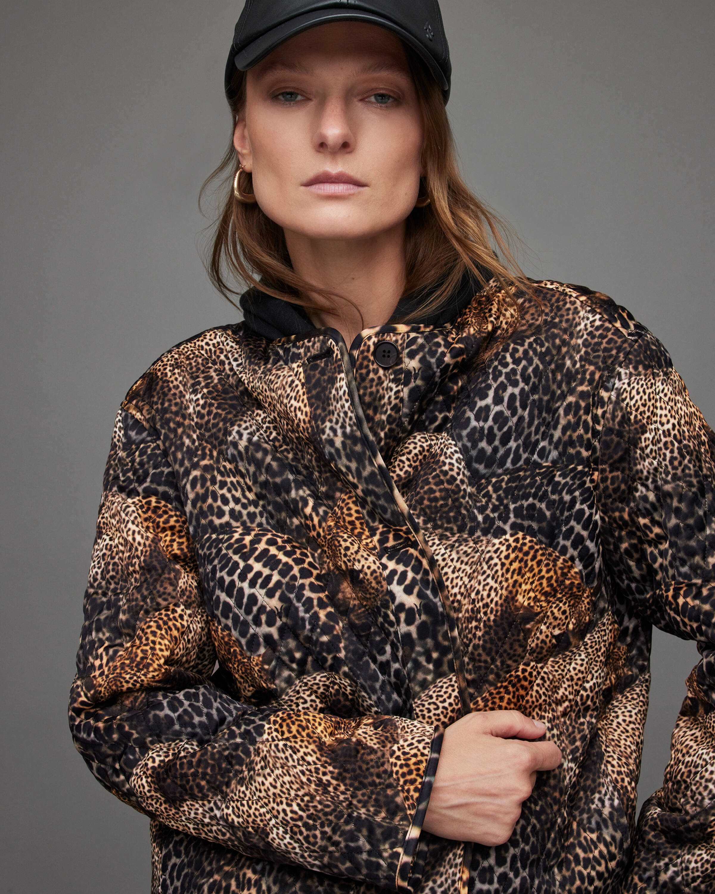 Hallie Emelia Liner Jacket NATURAL BROWN | ALLSAINTS US | AllSaints US