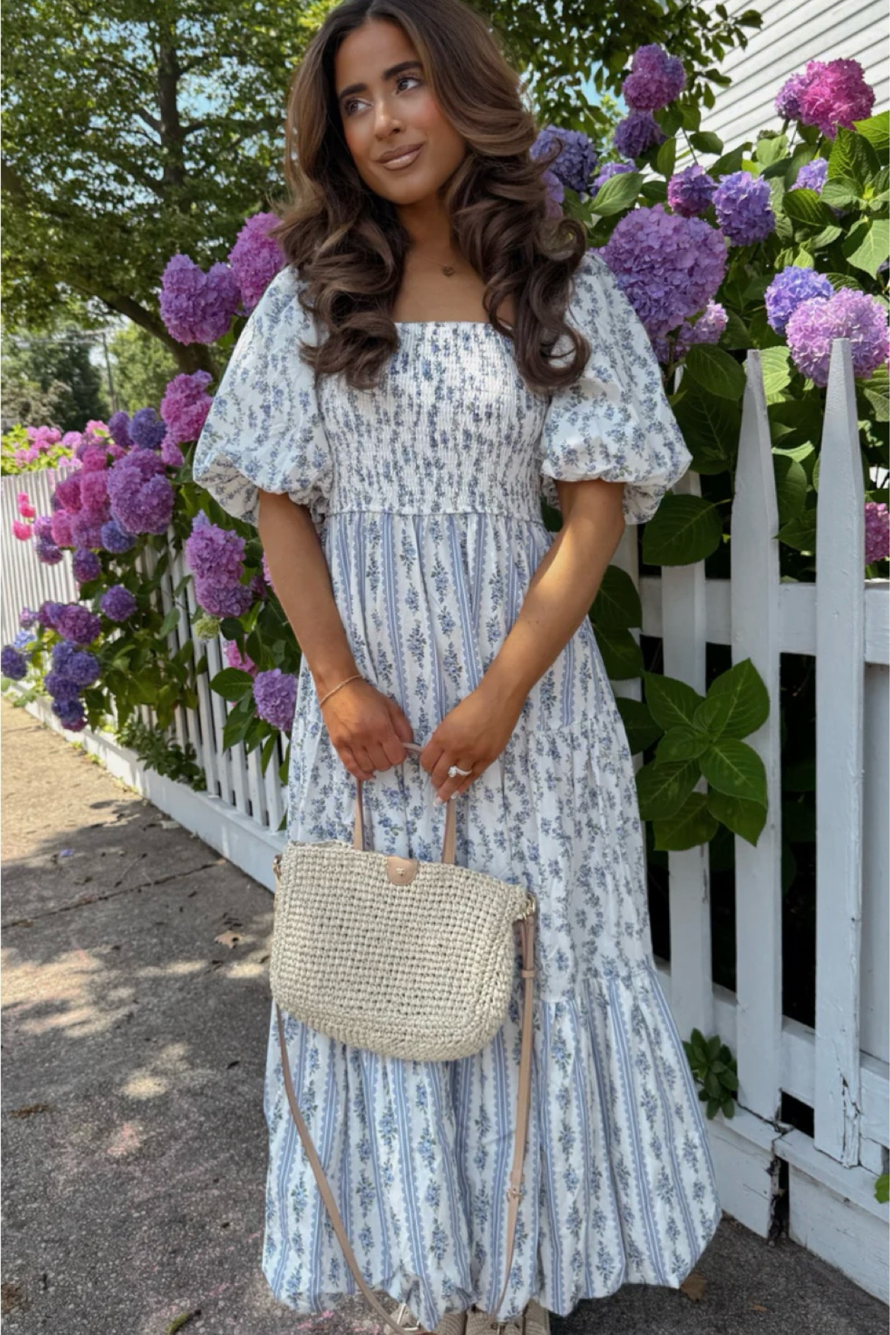 Romance in full bloom 🌷 This floral puff sleeve maxi dress brings timeless elegance with a touch of whimsy—perfect garden party moments and brunch with the girls in the Hamptons 

#LTKParties #LTKStyleTip #LTKSeasonal
