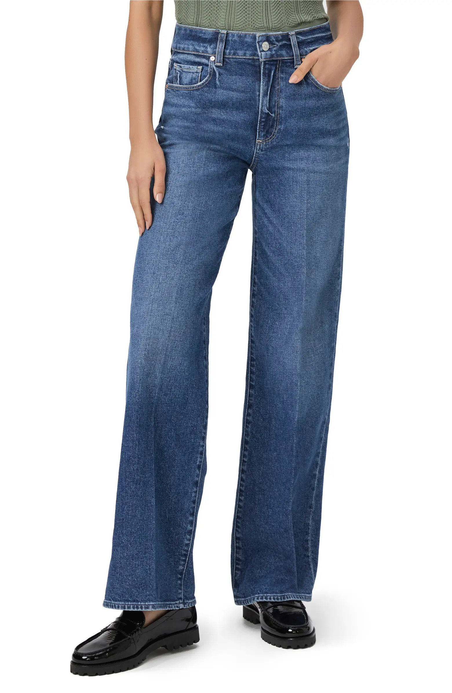 PAIGE Sasha High Waist Wide Leg Jeans | Nordstrom | Nordstrom