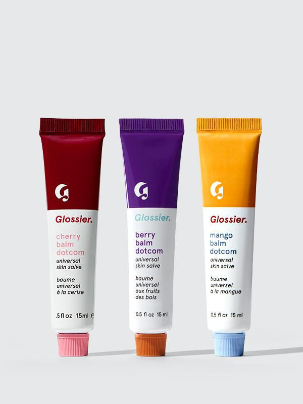 Skin and Lip Balm: Balm Dotcom Trio | Glossier | Glossier