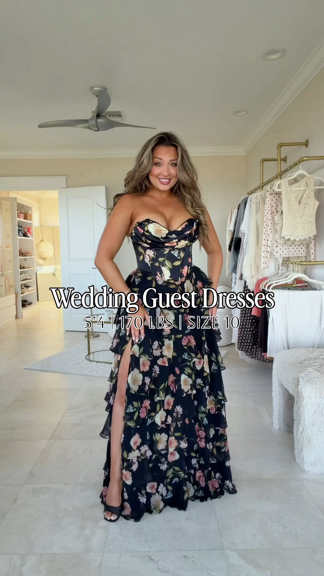 Wedding guest dresses that are sooo beautiful! These are perfect for a formal or semi formal wedding or gala for the holidays. I’m wearing a size 10 in them all and I’m 5’4 for reference @macys

#LTKgrwm #LTKWedding #LTKootd