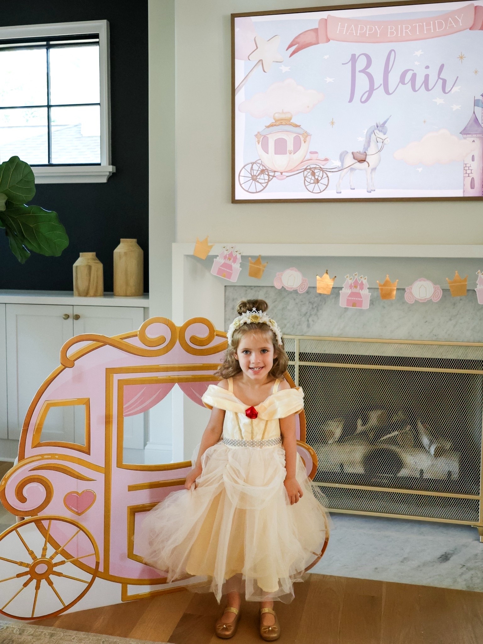 Had the sweetest princess party for Blair’s 4th birthday 💛🥀 So in love with this Belle dress (that she’ll also be wearing for Halloween!) Dress and party decor is linked here  

#LTKKids #LTKParties