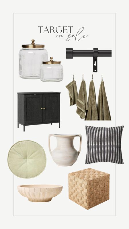 Home decor on sale at Target! These are the curtain rods I have in every room of my home, the towels in our bathroom and the newest pillow used in my spring couch refresh + so many other cute pieces!

#LTKsalealert