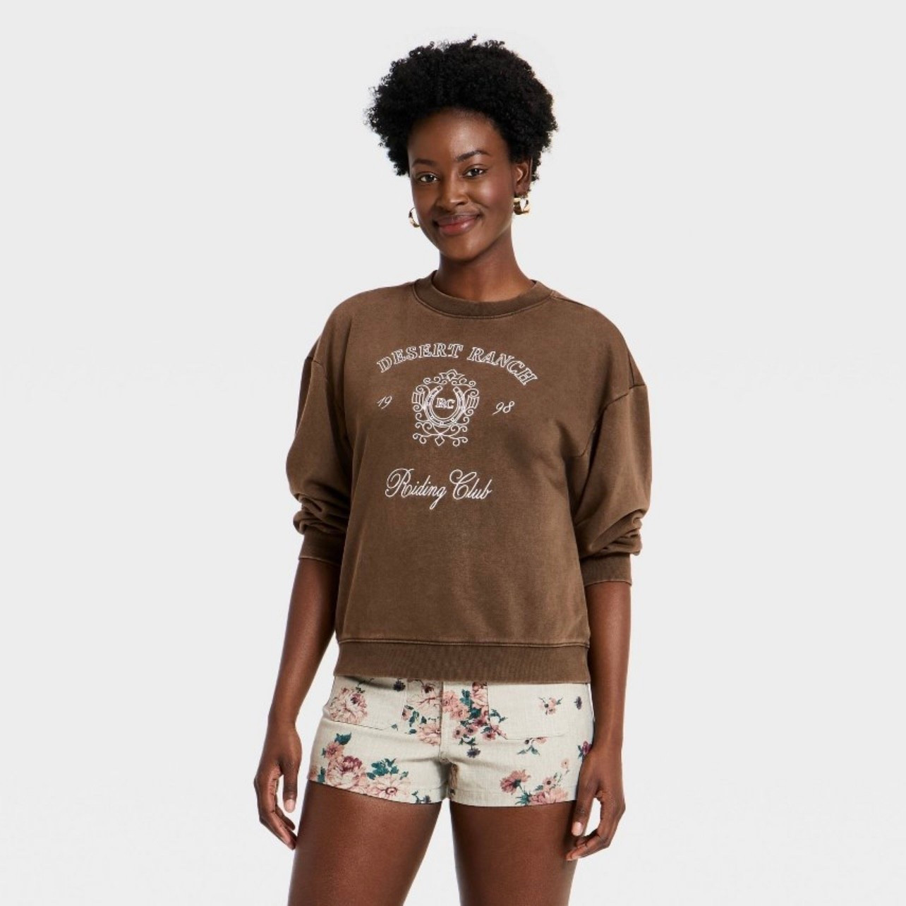 Western hoodie in Brown is giving add to cart! 

#LTKOver40 #LTKmomlife #LTKActive