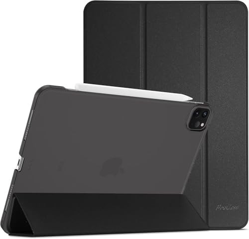 ProCase Cover for iPad Pro 11 Inch Case 2022/2021/2020/2018, Slim Stand Hard Back Shell Smart Cover for iPad Pro 11 4th Gen 2022/3rd Gen 2021/ 2nd Gen 2020/1st Gen 2018 -Black | Amazon (US)