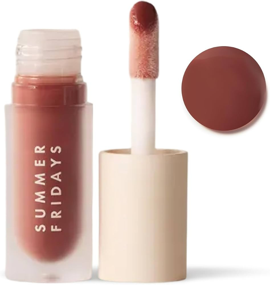 Summer Fridays Dream Lip Oil - Hydrating Tinted Lip Gloss Oil - Non-Sticky Formula with Skincare ... | Amazon (US)