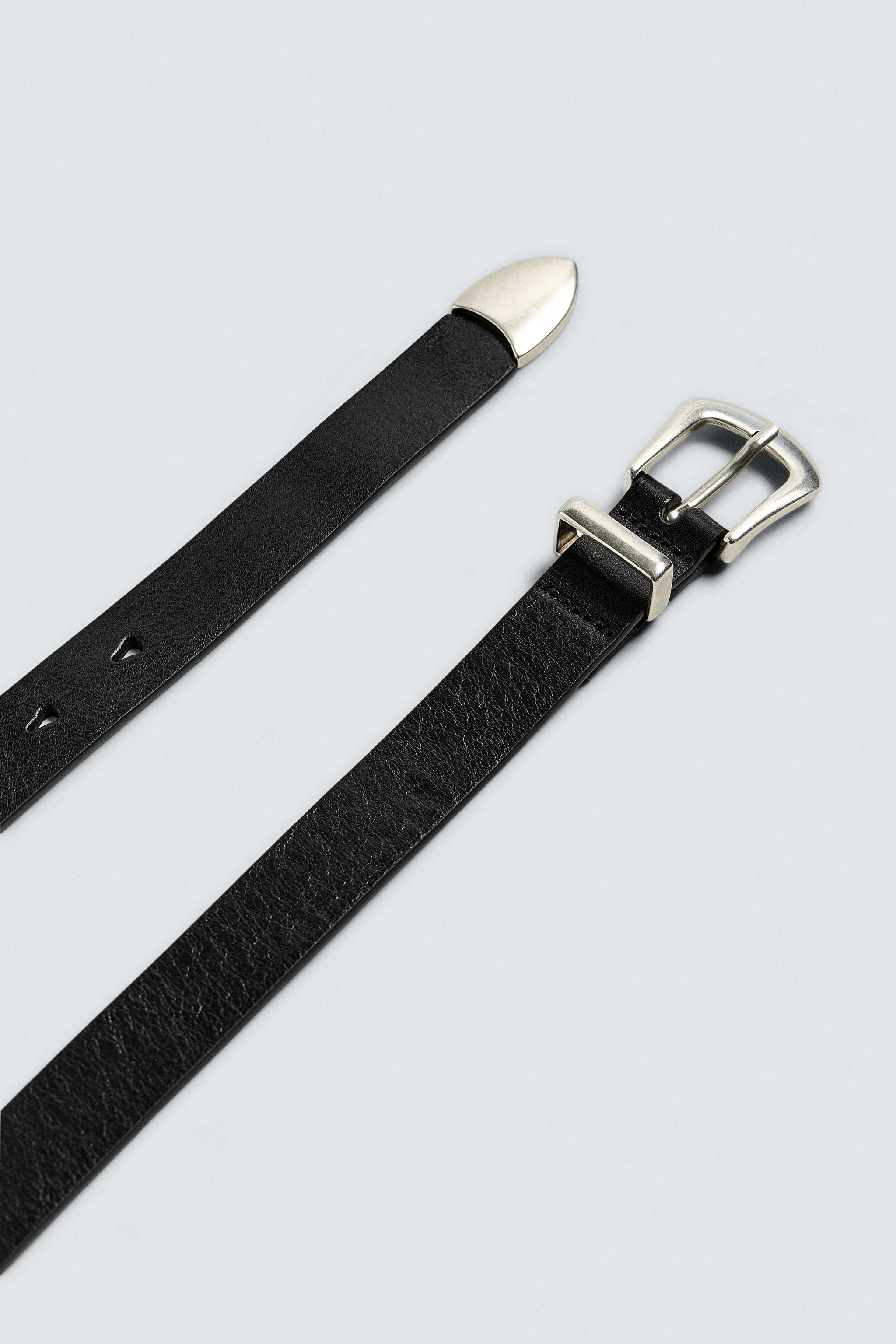 LEATHER BELT | Zara Canada