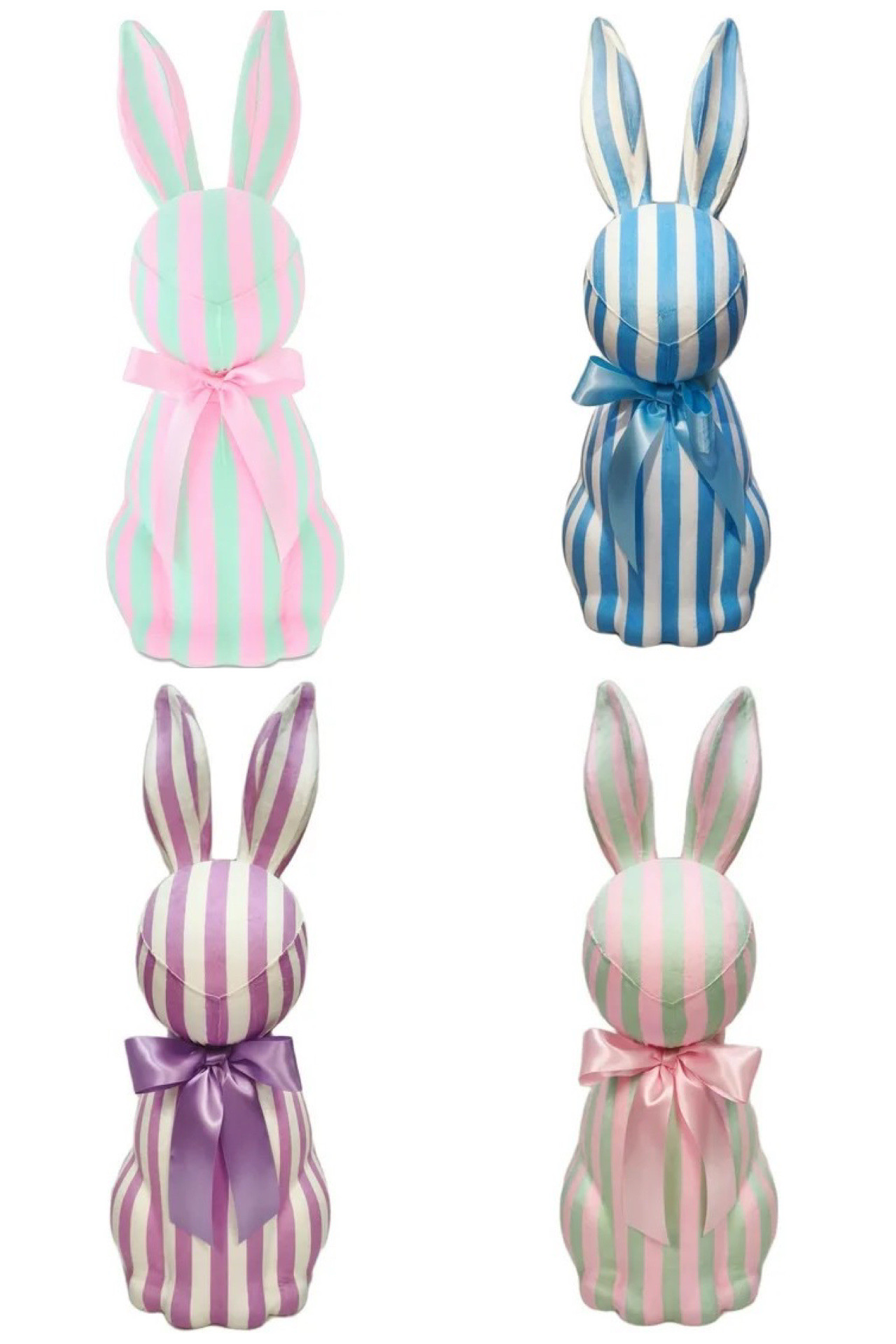 The cutest striped bunnies from Walmart!! 

#LTKHome