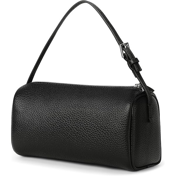 Crossbody Bag for Women Trendy PU Leather Small Barrel Purse Designer Hobo Bags Shoulder Handbags | Amazon (US)