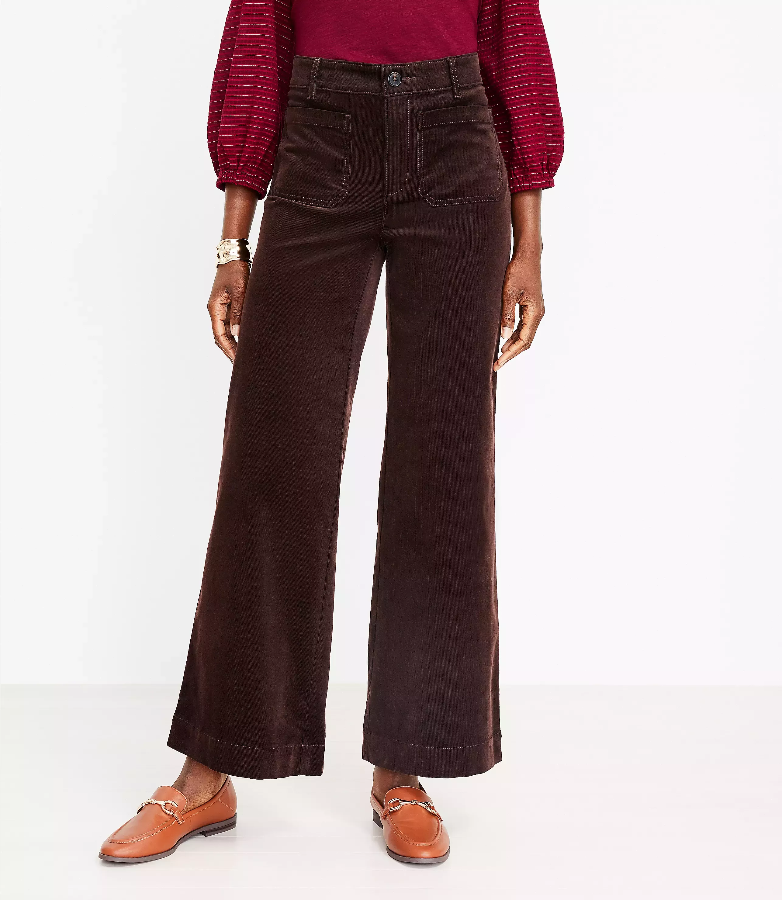 Palmer Wide Leg Pants in Corduroy curated on LTK