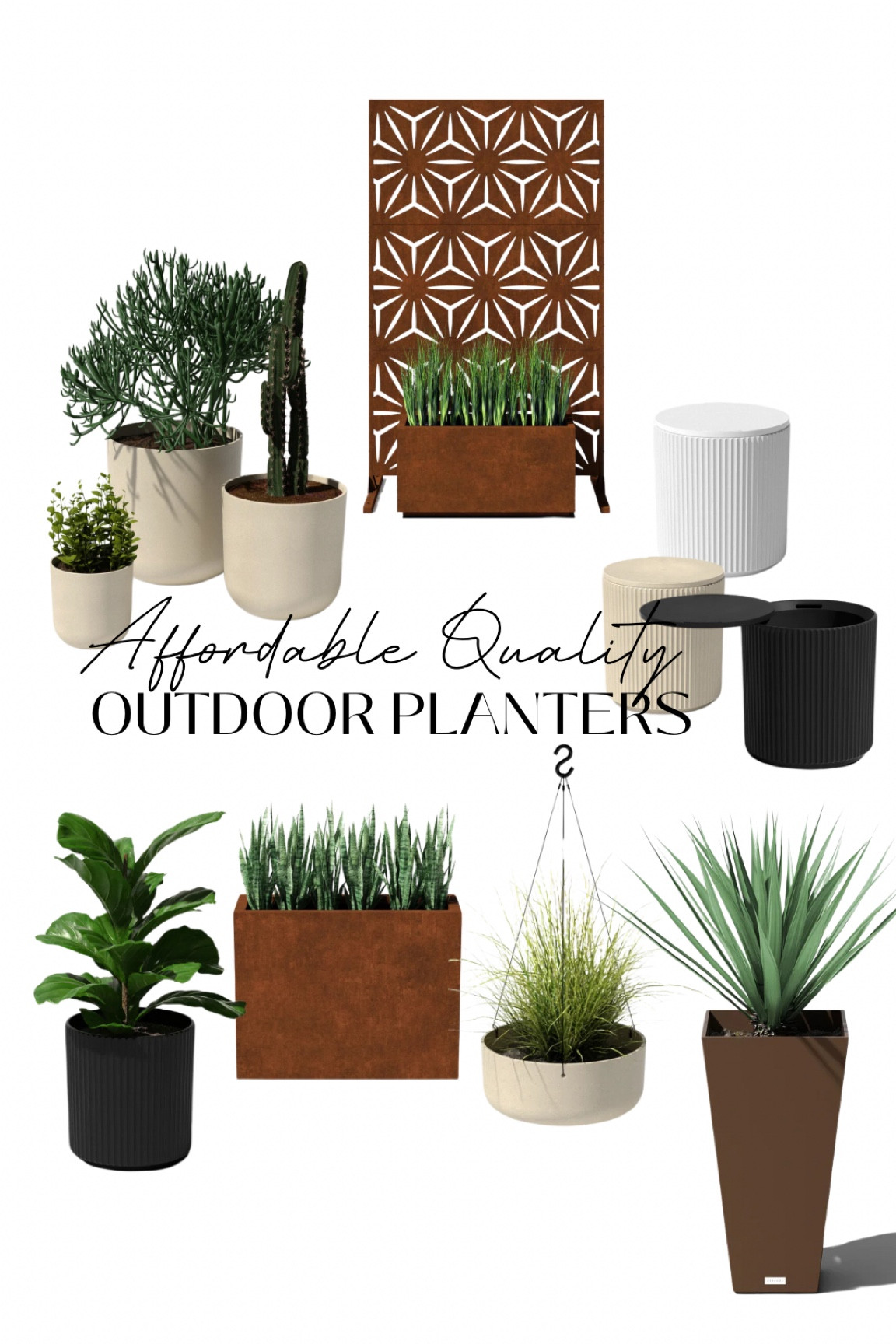 These planters from Veradek are amazing quality & absolutely stunning! The pots come with drainage holes, they’re all weather resistant and fade resistant and the price is unbeatable for quality and size 

#LTKfindsunder100 #LTKover40 #LTKhome