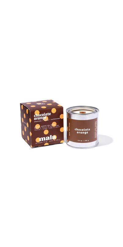Mala the Brand Scented Coconut Soy Candle Chocolate Orange | Well.ca
